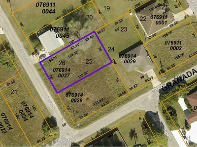 LOTS 25 AND 1/2 0F L GRANADA DR LOTS 25 & 26 AND 1/2 0F LOT 24 PARCEL1 DRIVE North Port FL